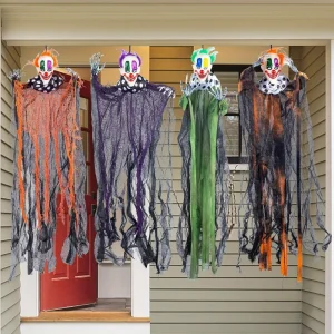 4 Pcs 29 inch Hanging Clown Halloween