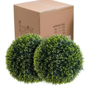 New Topiary Balls Artificial Outdoor Set of 2,