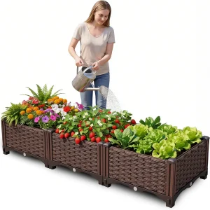 Rectangular Raised Garden Bed Kit