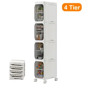 Narrow Slim Bathroom Storage Cabinet