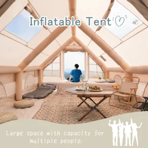 PAKICETUS Luxury Inflatable Camping Tent