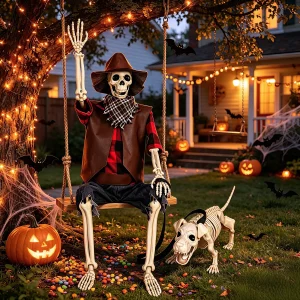 36" Halloween Skeleton Decorations