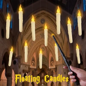 Halloween Floating Candles with Magic Wand